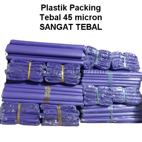 PLASTIK PACKING PLONG UK 30x40 TEBAL 0,5 mikron isi 50/plastik packing olshop/plastik packing baju