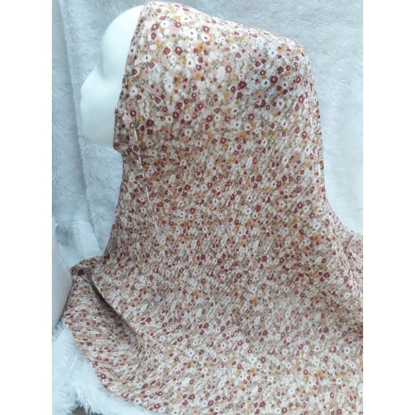 bergo plisket motif/maryam motif/jilbab bergo plisket motif-Coksu