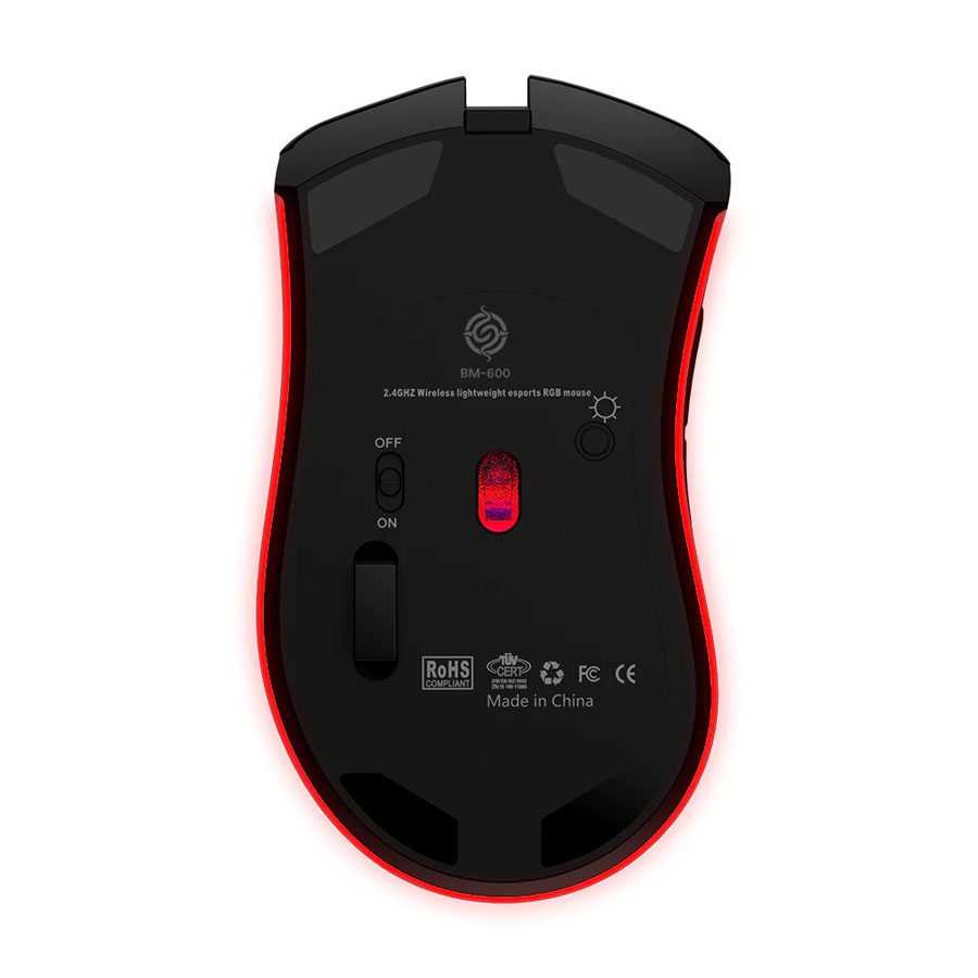 TG-BA K-SNAKE Mouse Gaming Wireless RGB Honeycomb 3 DPI Gear 2.4GHz - BM600