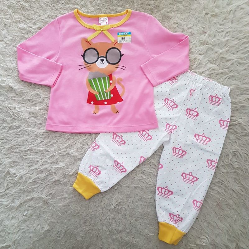 Baju Bayi Piyama lucu set