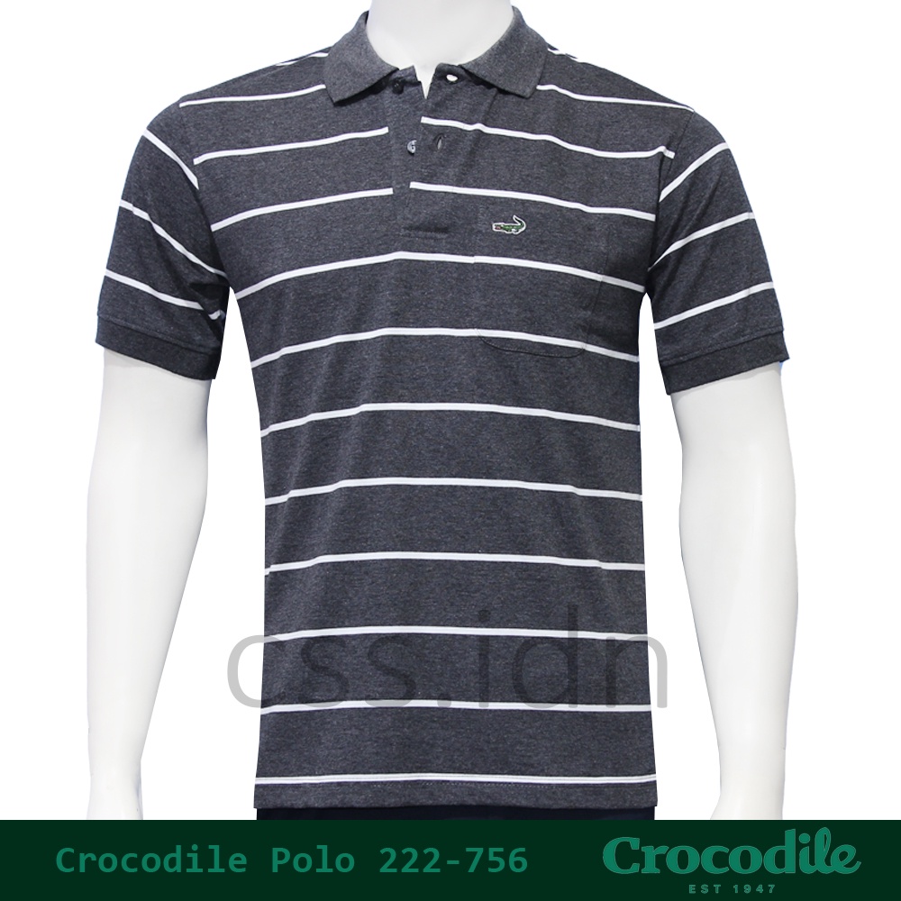 Kaos Kerah Polo Slim Fit Pria Crocodile 222-756