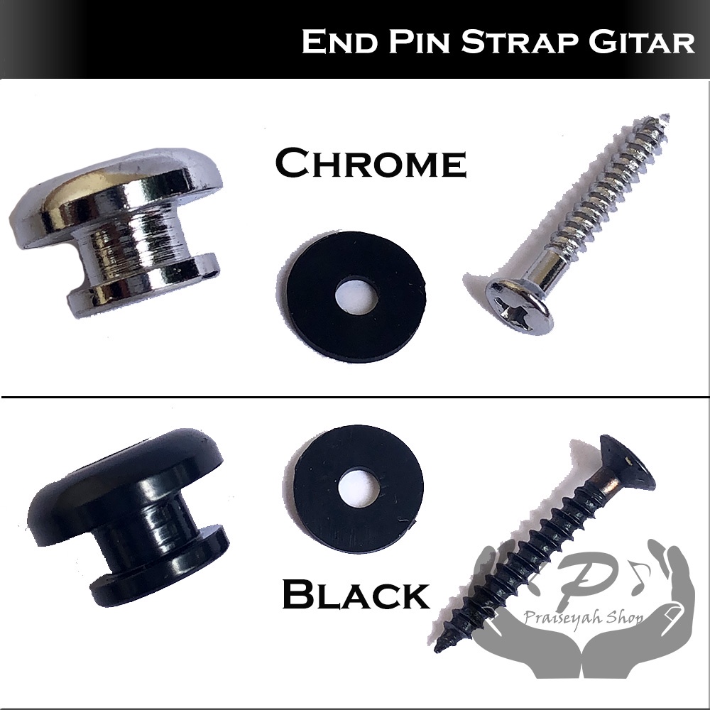 End Pin Strap Gitar Pengait Sabuk