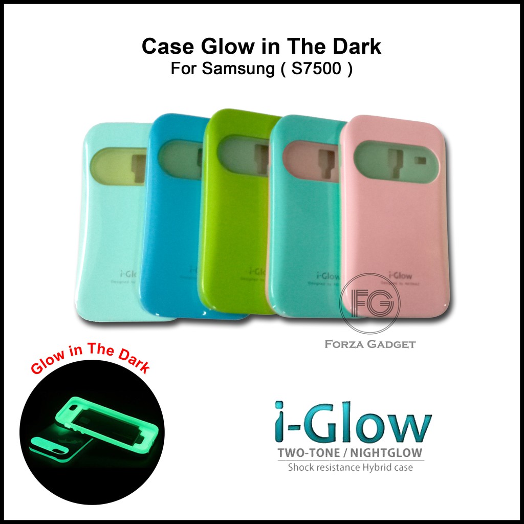 Case i-Glow for Samsung Galaxy Ace Plus S7500 (Glow in The Dark)