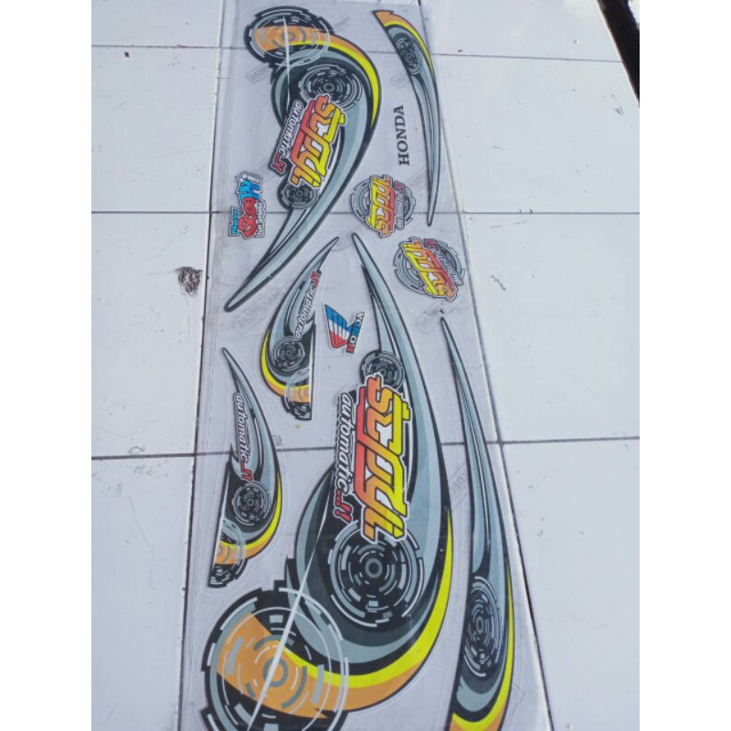 striping variasi transparan honda scoopy