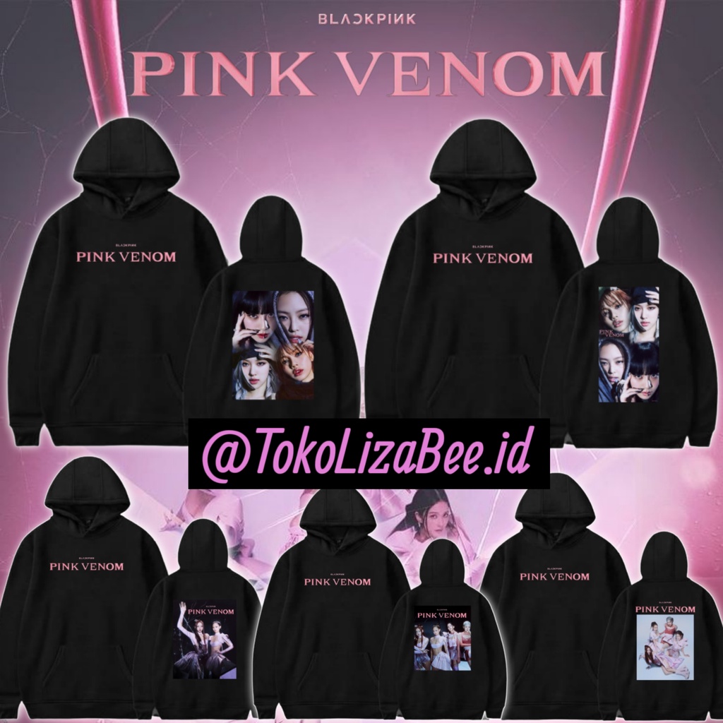 Hoodie kpop blackpink pink venom (M-3XL) oversize korean style album terbaru lisa jennie rose jisoo hodie blackpink oversize original premium anak dewasa jaket kpop korean blackpink pink venom bahan fleece tebal murah sweater kpop blackpink pink venom XXL