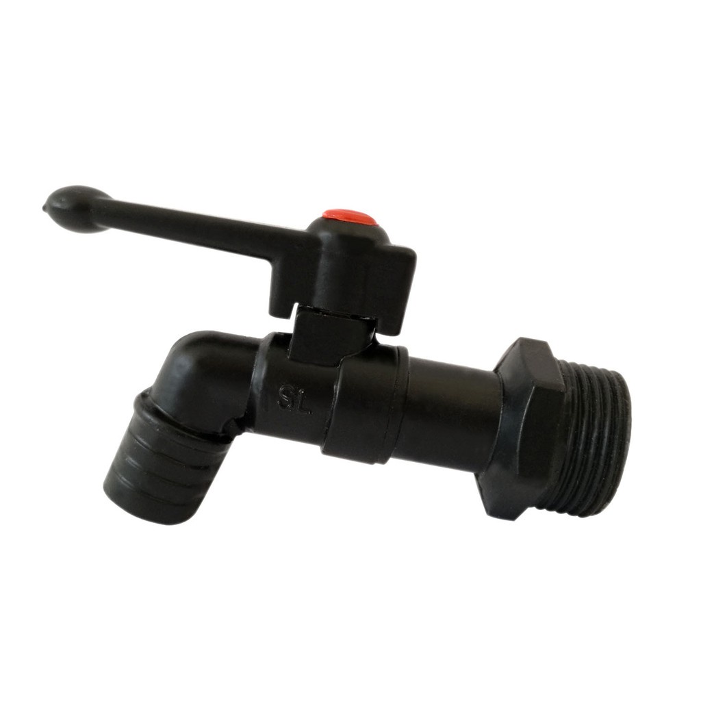 Kran Tembok Besi SINLOG Body Hitam 3/4"