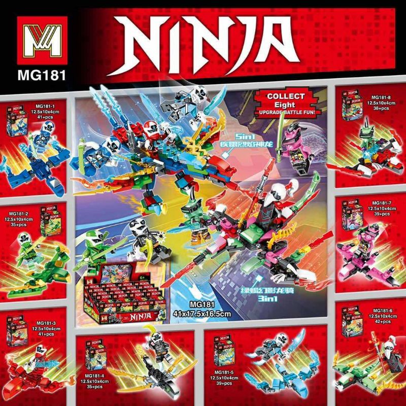 Lego Figure NinjaGo Ninja Go DLP 9019 DLP9019 (1set)