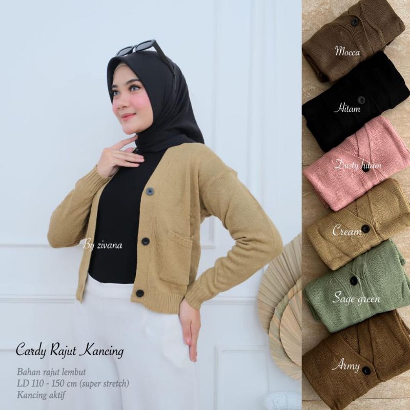 Cardi Rajut Pocket //JF515