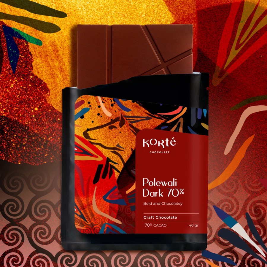 

Korte Chocolate - Polewali Dark 70% Chocolate Bar