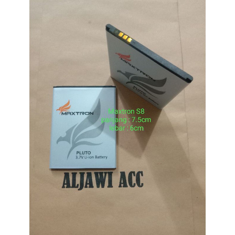 Batre Batere Battery Maxtron S8/S8 Plus/S9/S9 Plus /Pluto Rainbow (7.5cmX6cm) Original Battery Hp