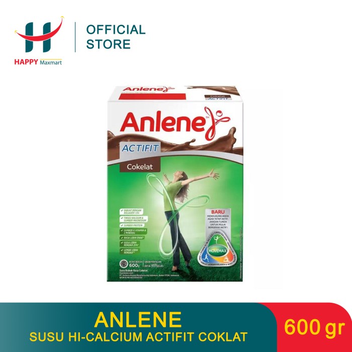 

Ee510 Anlene Susu Bubuk Hi-Calcium Actifit Coklat 600 Gr 6Ggddv