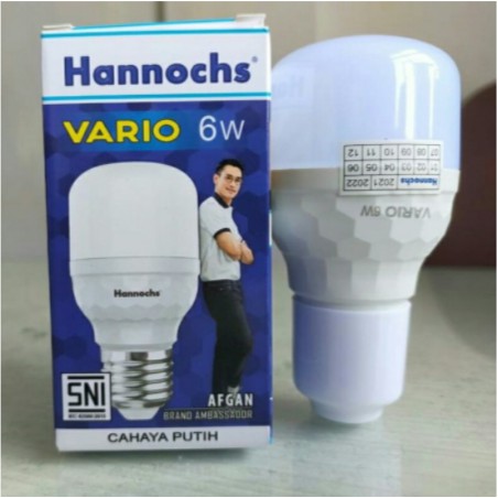 Hannochs Lampu LED / Bohlam LED VARIO 6 watt / 6W Cahaya Putih