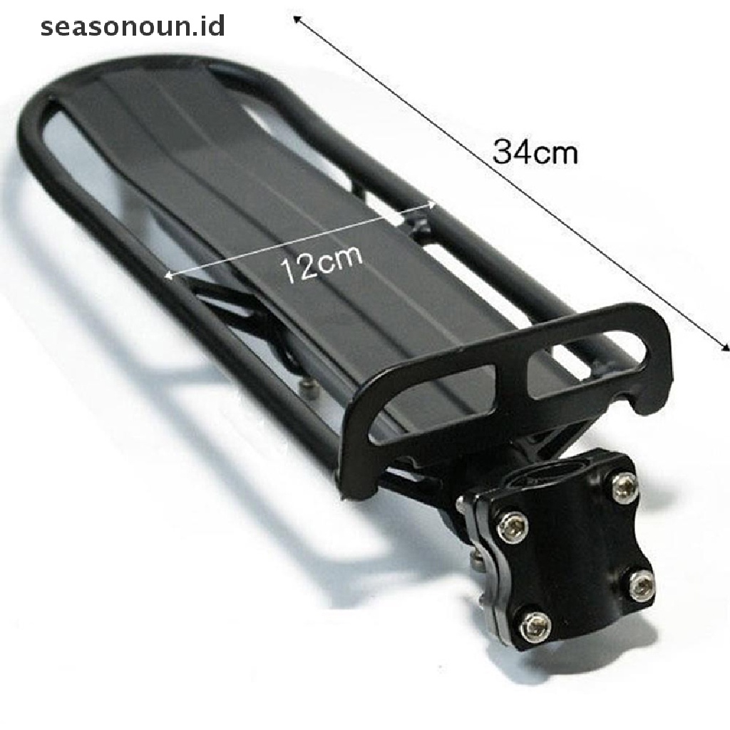 (seasonoun) Bracket Rak Belakang Sepeda Adjustable Bahan Aluminum Alloy