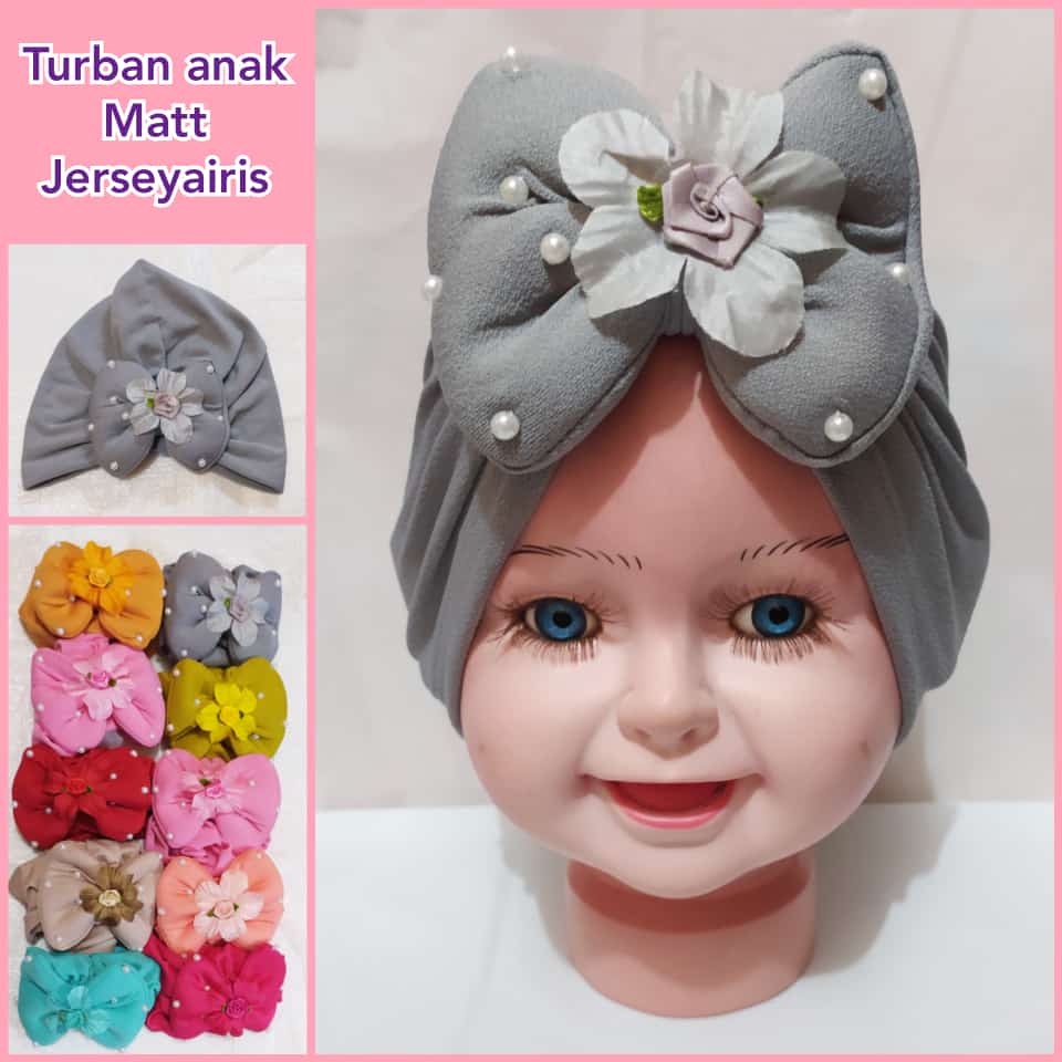 Turban Baby//Turban Anak//Turban Bayi Pita Buterfly Diamond