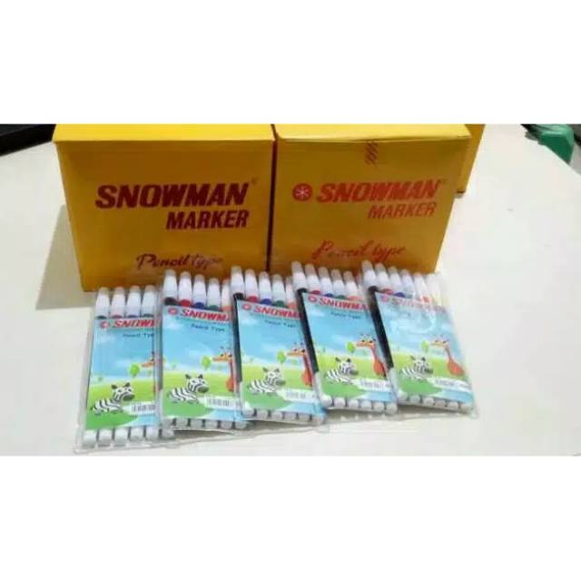 

Spidol Snowman 6 Warna