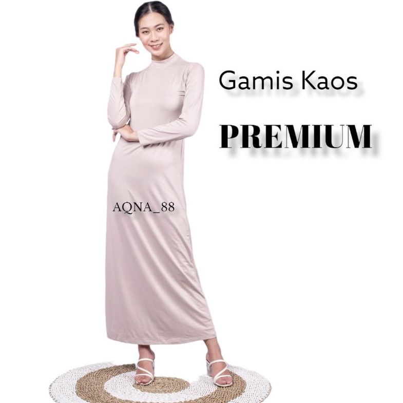 Baju Gamis Kaos | Mangset Gamis | Dalaman Gamis | Inner Gamis | Iner Gamis Premium