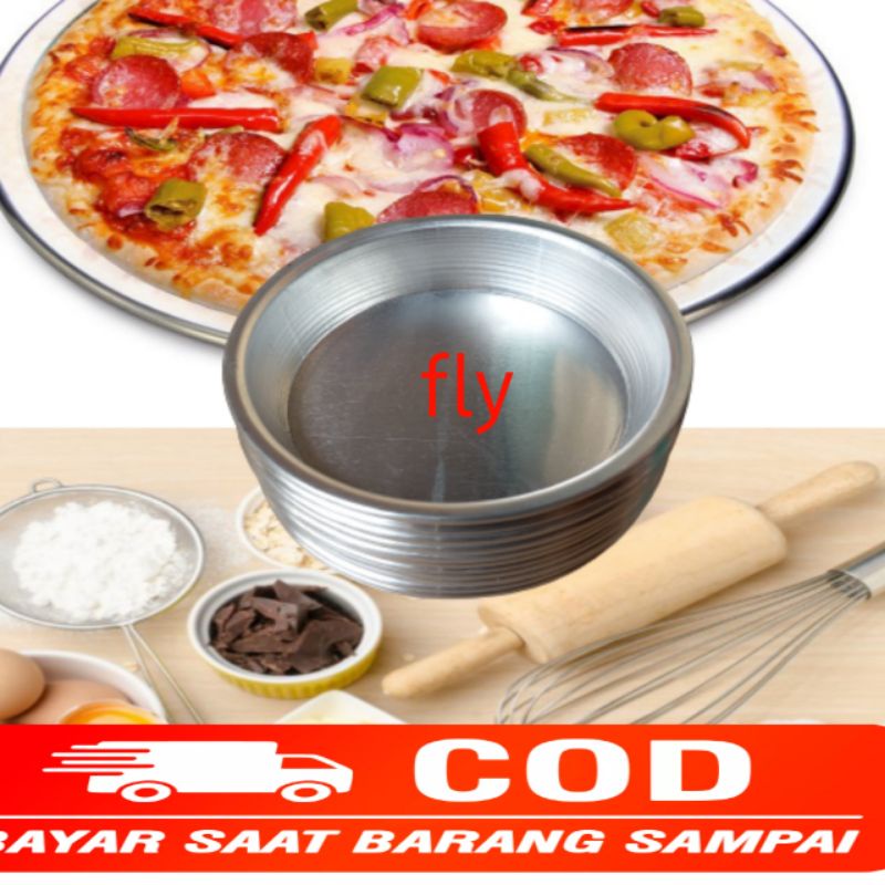 12 pcs loyang pizza mini/ loyang kue/ loyang bulat