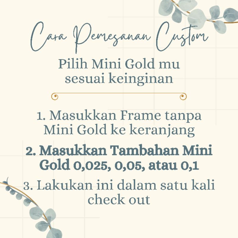 Mini Gold 0,025gr, 0,05gr, 0,1gr in Hexa Frame (Free Giftbox Rustic)| Mini Gold in Frame | Kado Pernikahan, Kado Ulang Tahun, Wisuda, Anniversary, dll. kekinian bingkai hexagonal stik es krim-1