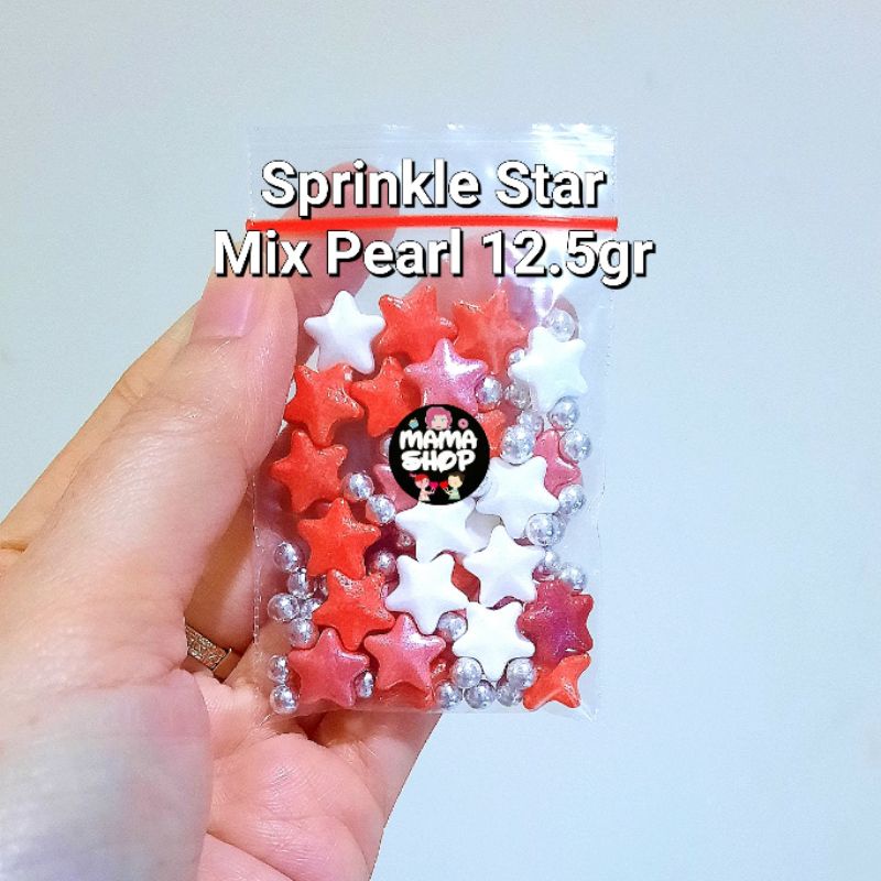 Sprinkle Trimit Pearl Mutiara Hati Confetty Gula Icing Sugar Kue Cake Ultah Permen Candy Tabur