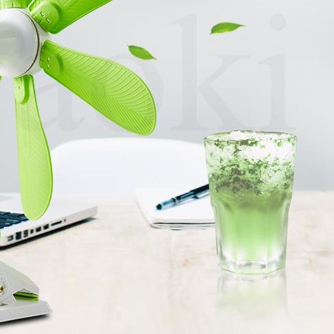 ♦ AOKI Kipas angin jepit eva lentur adem tempel dinding 380mm ☈