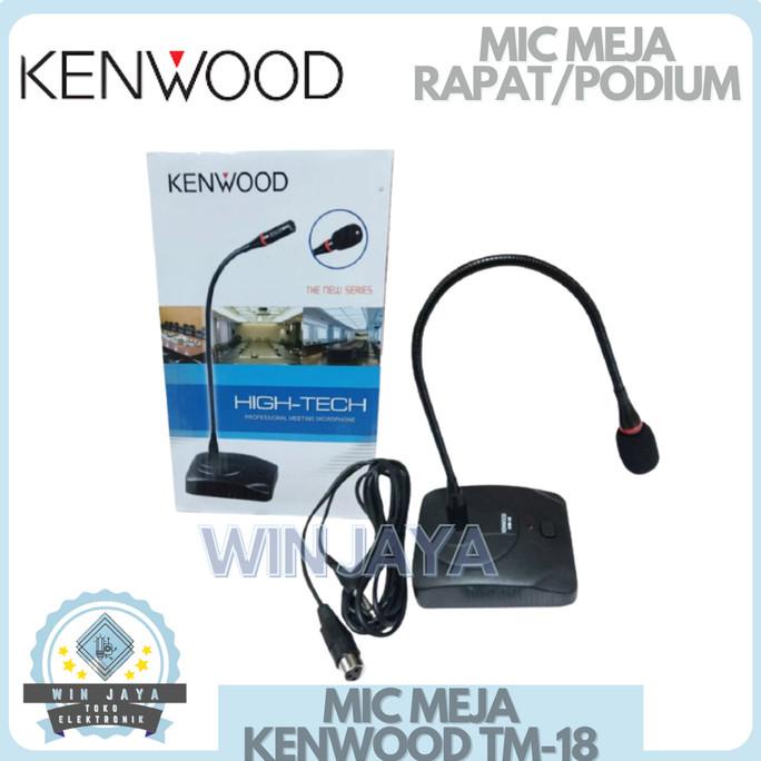 MIC MEJA KENWOOD MIC PODIUM MICROPHONE MIMBAR KENWOOD MIC RAPAT .