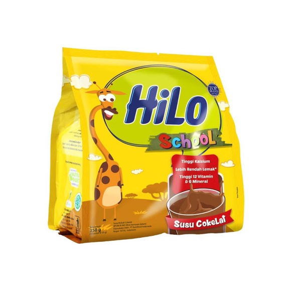 

Hilo School Susu Bubuk Hi-Calcium Chocolate 10X35g