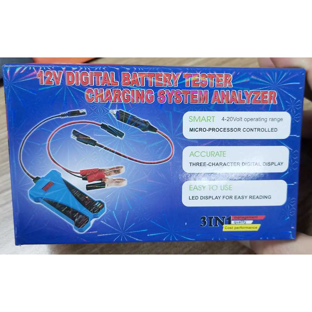 Motopower Tester Baterai Digital Voltmeter Analyzer 12V - CNBJ-805