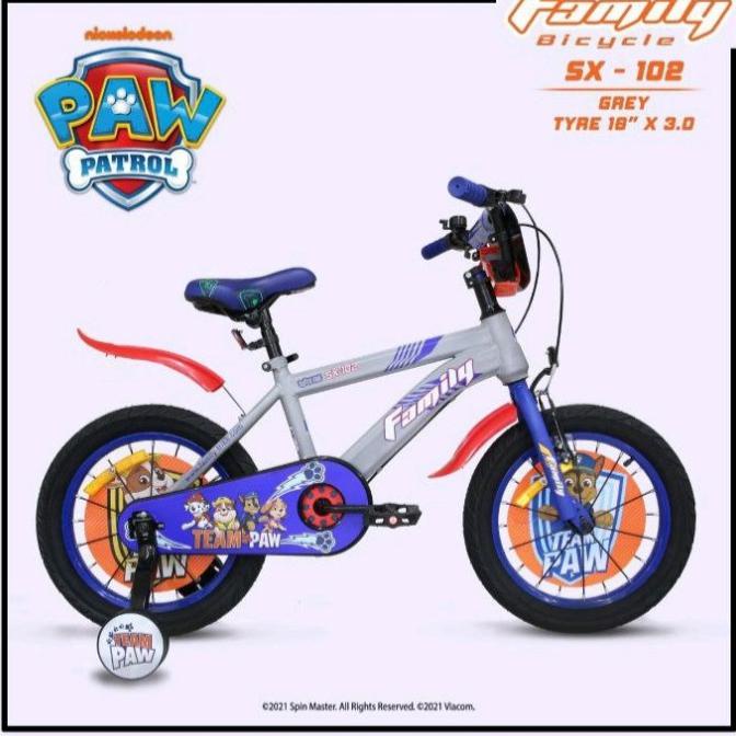 Sepeda Anak Family 16 Inch Paw Patrol Paradilachandra5
