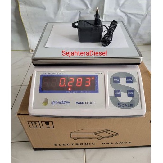 Timbangan  Digital Quattro MACS-W series 30kg15KG 6KG 3KG