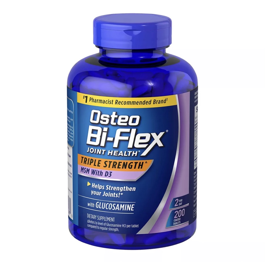 Osteo bi-flex joint health MSM with D3 isi 200