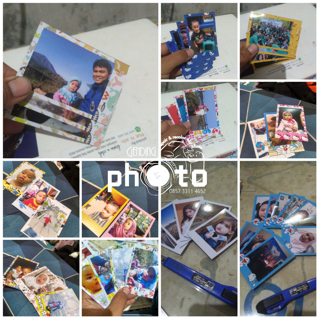 

CETAK POLAROID 2R,CUSTOM,MURAH,BAHAN ART CARTON 260 GR