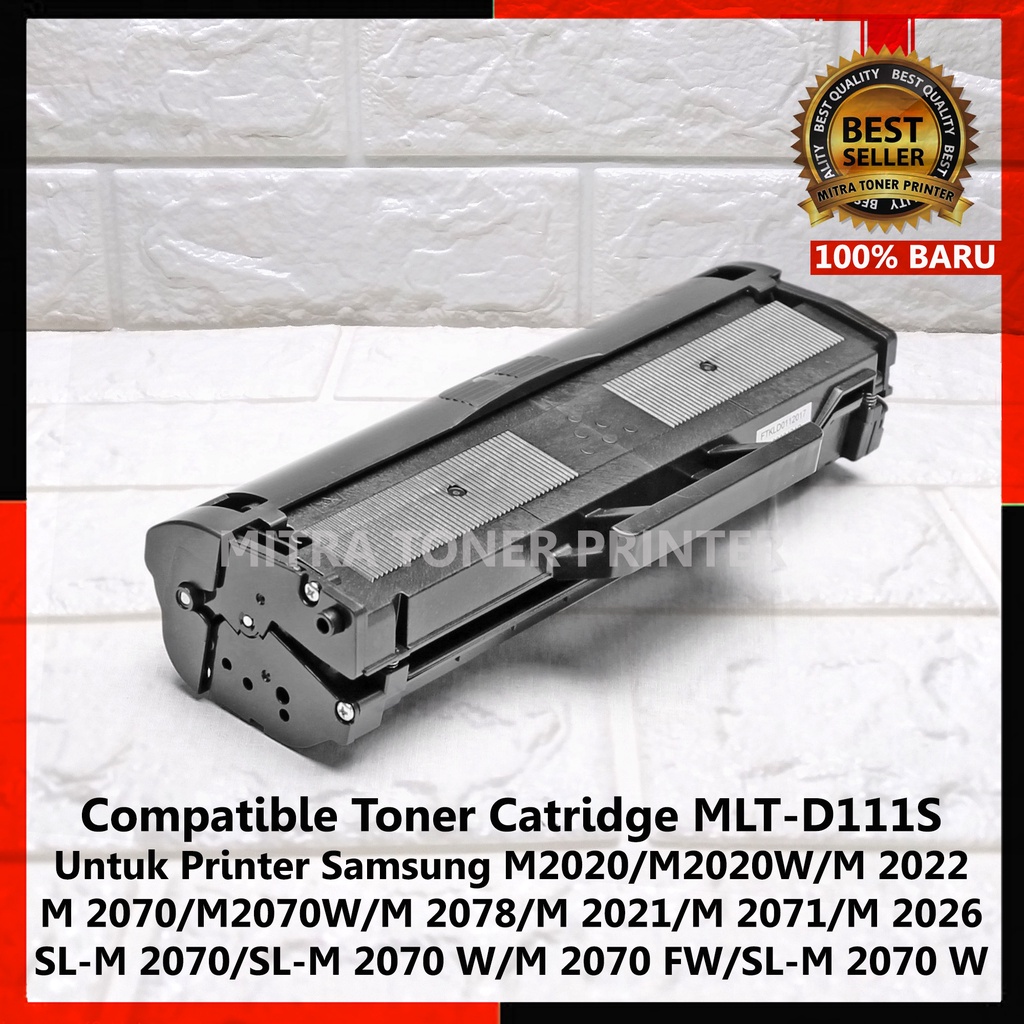 Toner Cartridge MLT-D111 Compatible printer Samsung Xpress M2020, M2022, M2070, 2021, 2026, 2071, 2078