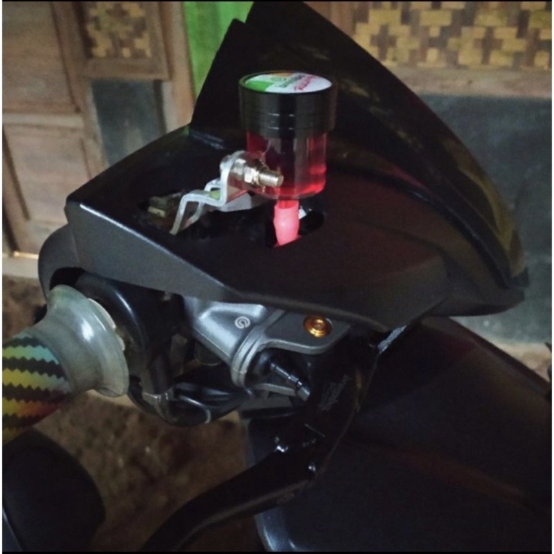 Botol minyak rem transparan tutup cnc universal