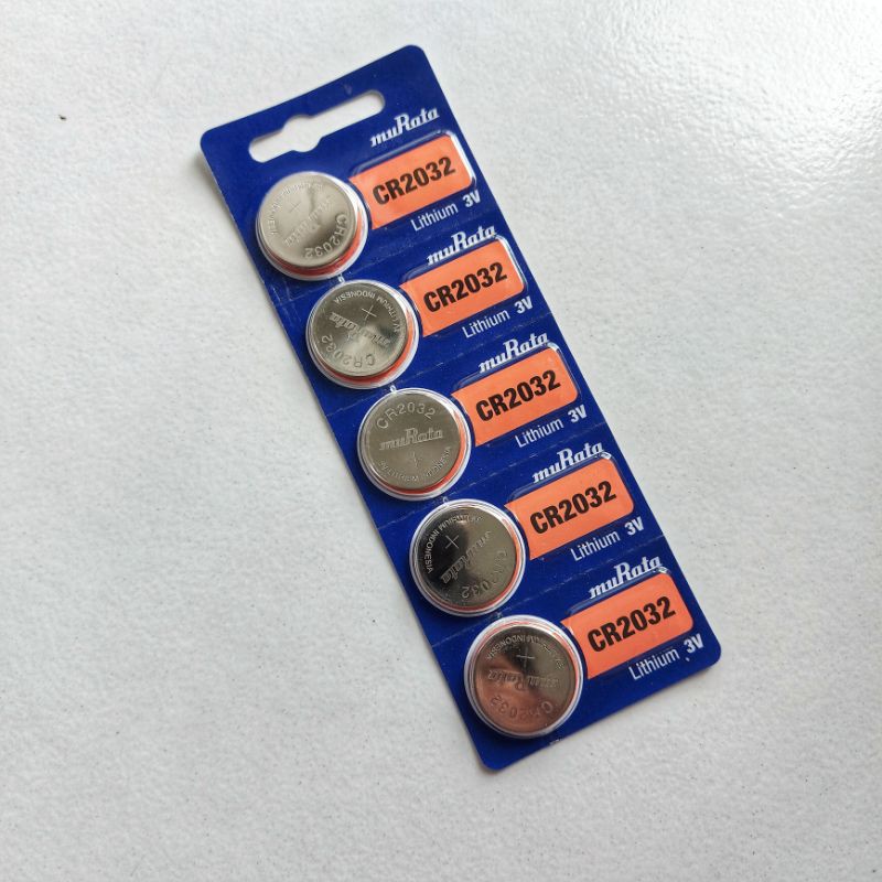 Baterai Cr2032 Batre Batu Battrey 2032 Murata Original Batrai CR 2032 Murata japan Baterai Remot Mob