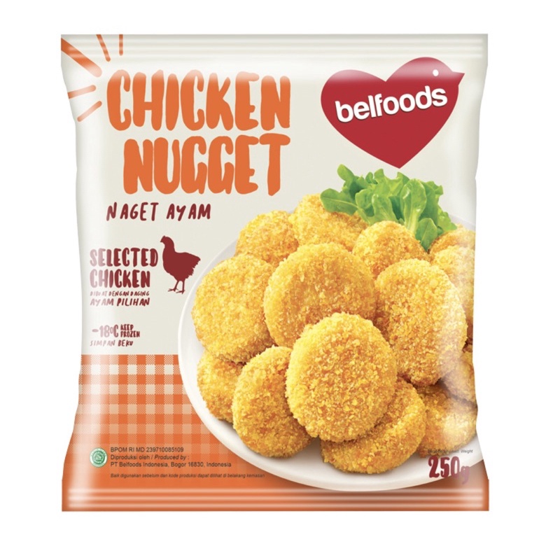 Jual Belfoods Chicken Nugget 250g | Shopee Indonesia