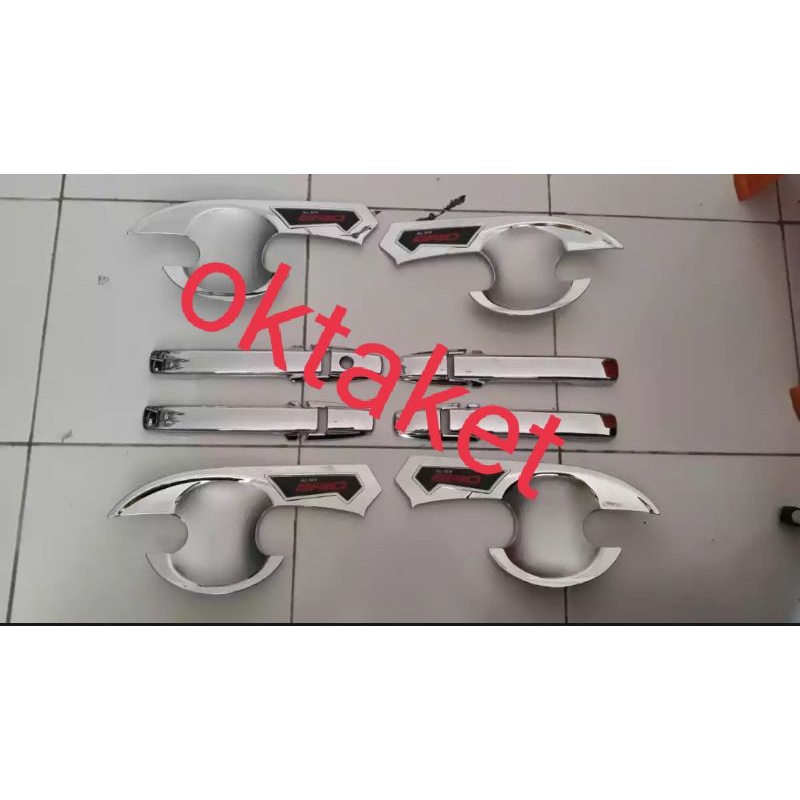 paket outer handle all new brio 2018 2019 2020 2021 tipe satya Rs hitam chrome