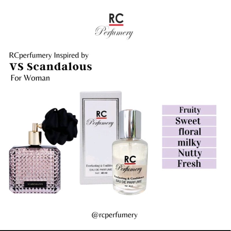 RC parfume Vs scandalous