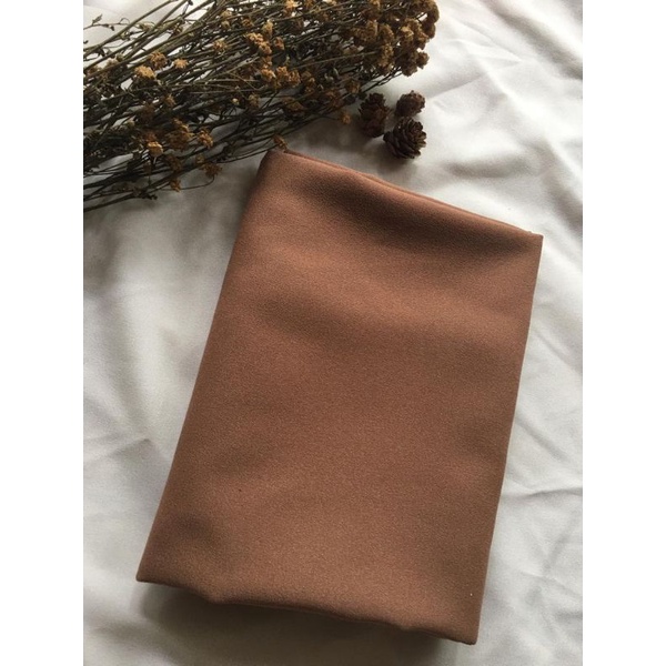 pashmina diamond ukuran 200x75 / pashmina diamond panjang jahit tepi-uk 200 mocca