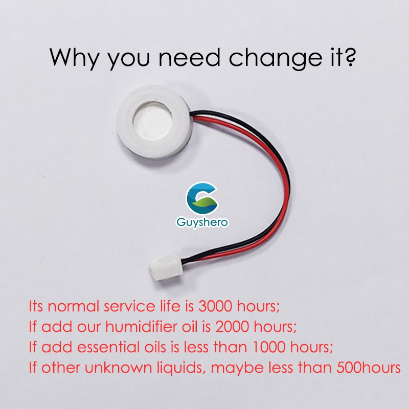 Humidifier Diffuser Ultrasonik 2.4mhz 16mm Untuk Perbaikan Komponen Nebulizer-5