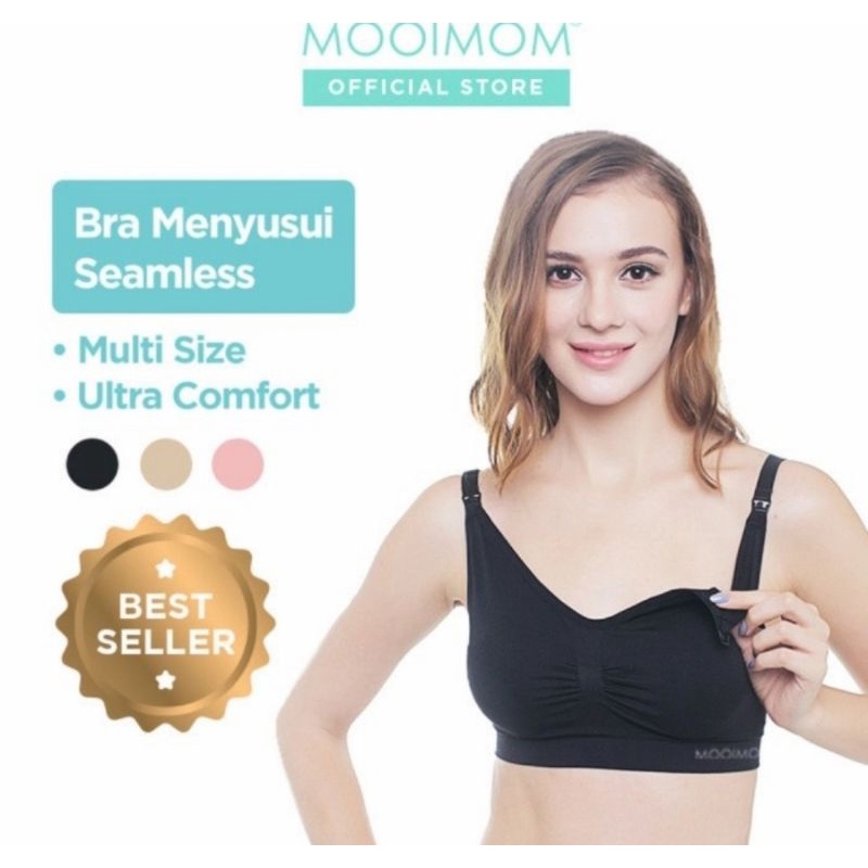 mooimom Seamless Maternity / Nursing Bra / Bra menyusui