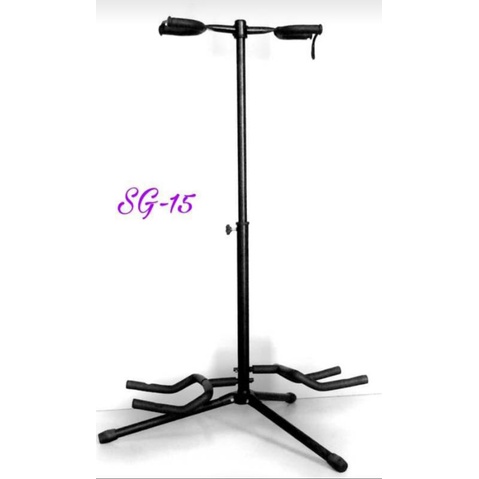 STAND GITAR DOUBLE  ISI DUA PALADIN SG 15 STAND GITAR ISI DUA 2 GITAR