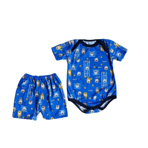 Jumper Celana SET Bayi SNI-Biru Lion SET