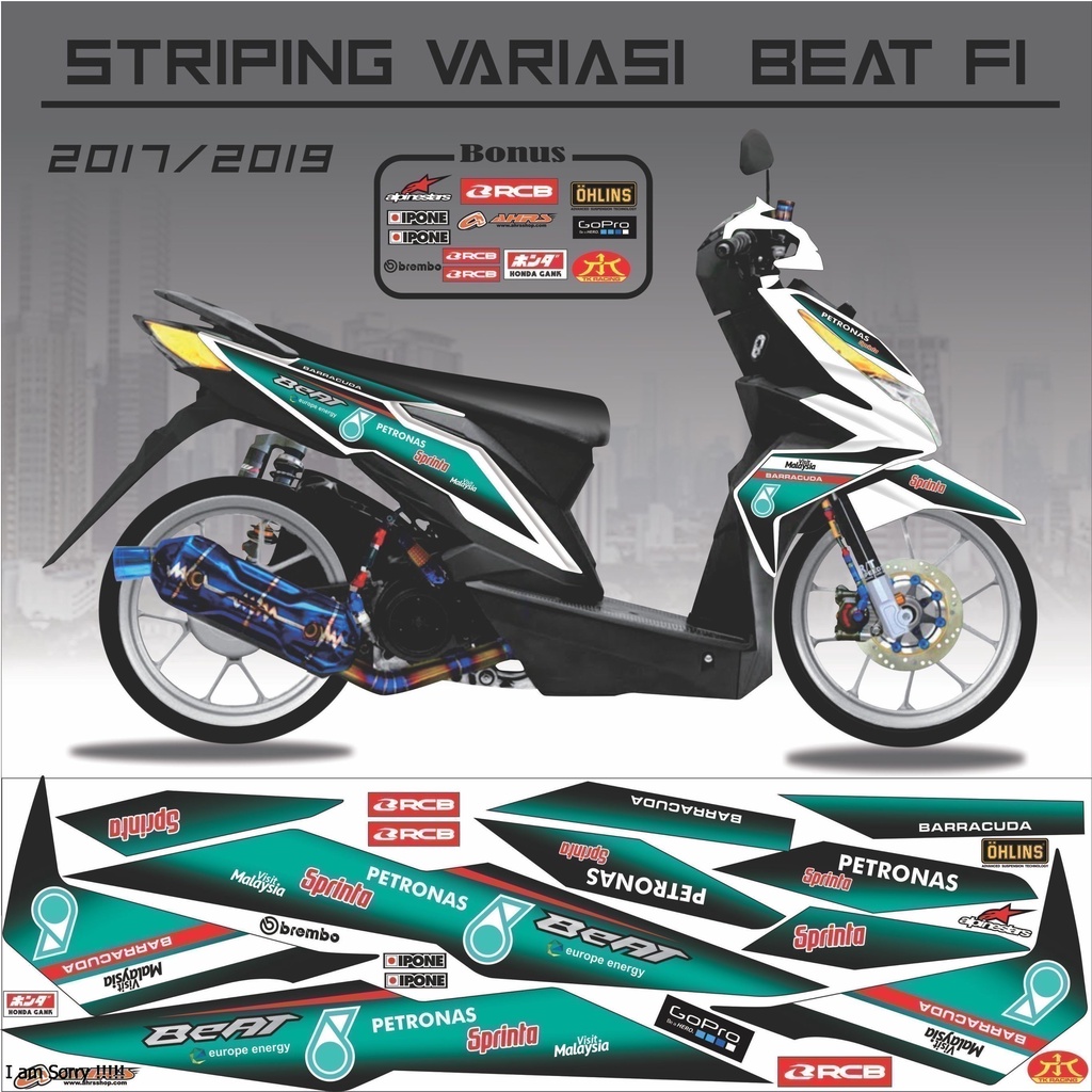 Striping Mio M3 Sticker Mio M3 Variasi