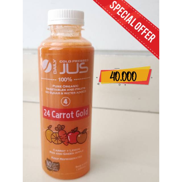 

Jus Wortel / Jus buah sayur