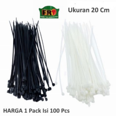 KABEL TIES FRT CABLE TIE 10CM / 15CM / 20CM / 25CM / 30CM 1 PACK ISI 100 PCS