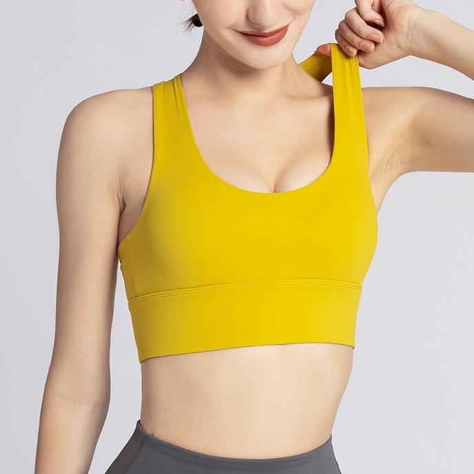 [OXY] Olahgara Wanita Sport Bra / Cross Back Yoga Tanktop 2010 (S/M/L)-6