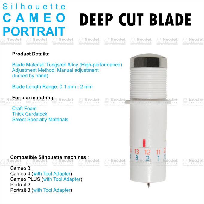 

Silhouette Deep Cut Blade 2Mm Untuk Mesin Cutting Cameo Portrait Curio