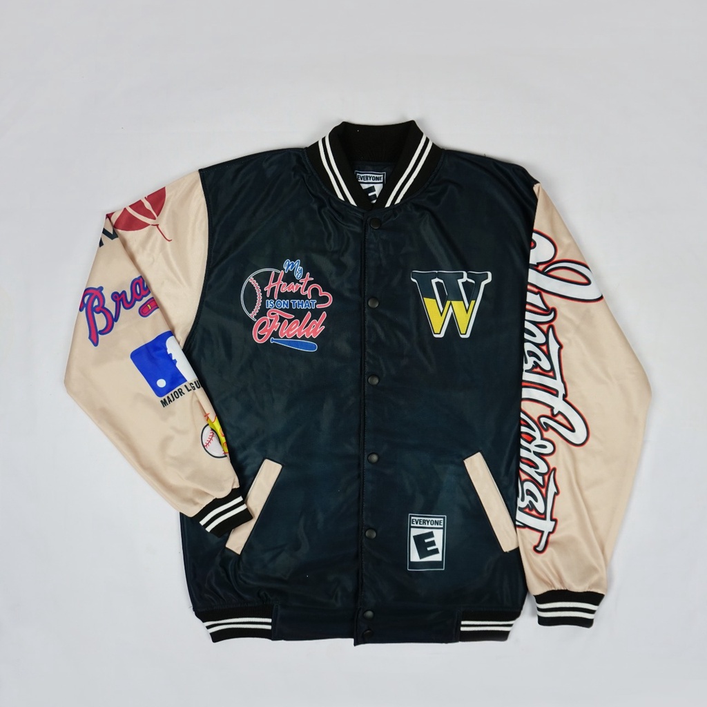 LENS/JAKET BOMBER PRIA/JAKET BOMBER BISBOL/ BASEBALL/ BOMBER SUKAJAN/JAKET BOMBER MURAYAMA/MURAYAMA/HIGH AND LOW/ JAKET ORIGINAL JEPANG/ JAKET KASUAL-7