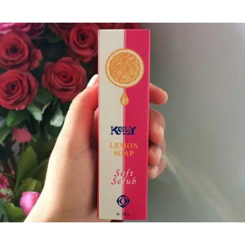 ✿ELYSABETHME✿ KΣᄂᄂY KELLY lemon soft scrub pink (15g) scrubbing peel off peeling angkat sel kulit mati memutihkan mencerahkan