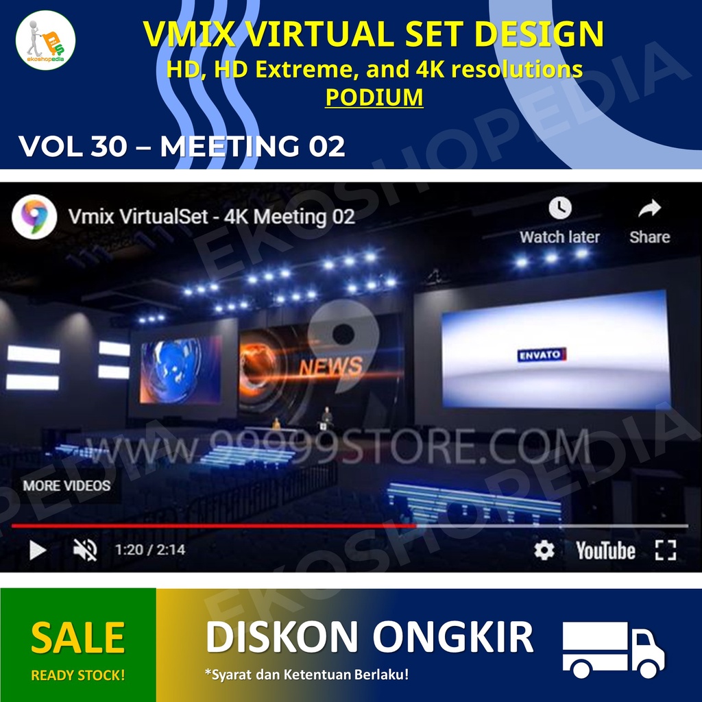VMIX VIRTUAL SET DESIGN 4K - MEETING 02 v30